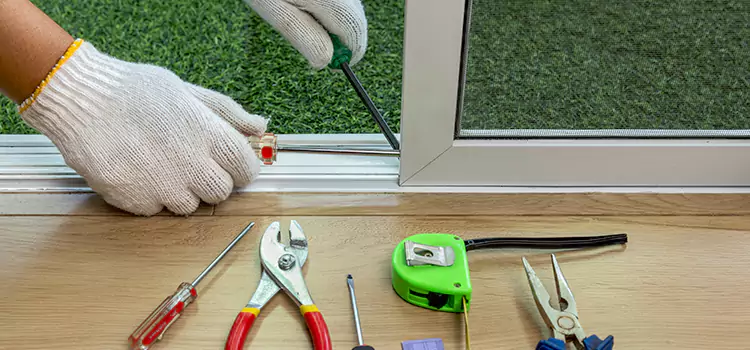 Sliding Door Track Replacement in Oak Bay, BC